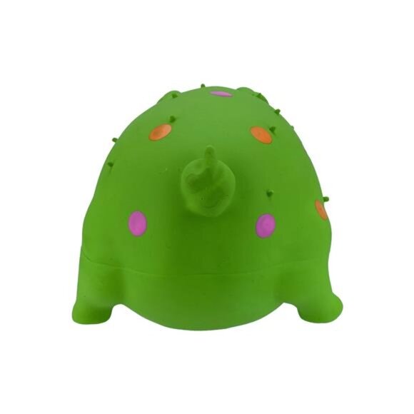 Pigglesworth Latex Squeaky Dog Toy, Green - Picture 4 of 6